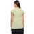 Women's Green Rayon Printed Top