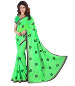 Multicolor Georgette  Latest designer saree with blouse