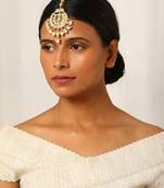 Kundan Pearl Maangtika