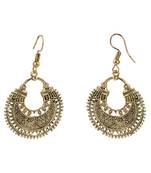 Facinating Chandbali Unique Golden Earrings For Women