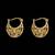 Lovely Gold Well Polished Hollow Design Hoop Bali Earring For Girls And Women
