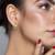 Lovely Gold Well Polished Hollow Design Hoop Bali Earring For Girls And Women