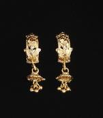 Trendy Gold Stylish Ethnic Traditional Look Drop Earring For Women