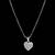 Beautiful Silver Diamond Heart Pendent Neckless Velentine Gift For Girls And Women