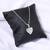 Beautiful Silver Diamond Heart Pendent Neckless Velentine Gift For Girls And Women