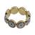 Black And White Enamel Print Stone Coff And Kada Bracelet For Girls And Women