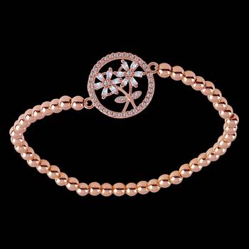 Floral Diamond Bracelet For Girls And Women 2