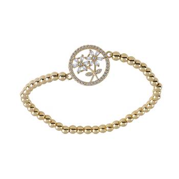Floral Diamond Bracelet For Girls And Women 1