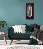 Sterling Aluminium and Iron Elliptical Leaf Wall Art