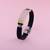 Black Leather Cross Bracelet Wristband Style Bracelet For Boys And Men