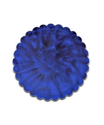 Antonia Blue Iron Disc Wall Art Small 2