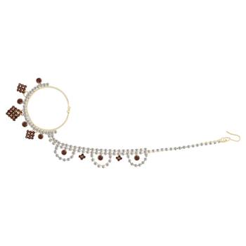 Traditional Gold Plated Antique Nose Ring For Girls And Women Jewellery 2