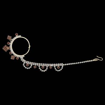 Traditional Gold Plated Antique Nose Ring For Girls And Women Jewellery 3