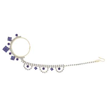 Traditional Gold Plated Antique Wedding Nose Ring For Girls And Women Jewellery 2