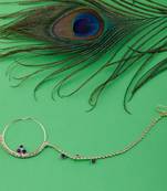 Traditional Gold Plated Elegant Designer Wedding Nose Ring For Girls And Women Jewellery