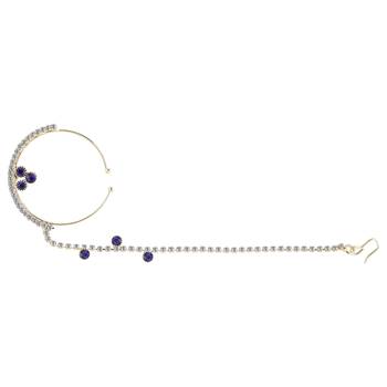 Traditional Gold Plated Elegant Designer Wedding Nose Ring For Girls And Women Jewellery 2