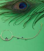 Traditional Gold Plated Elegant Designer Wedding Nose Ring For Girls And Women Jewellery