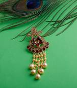 Traditional Gold Plated Antique Wedding Brooch For Unisex Jewellery
