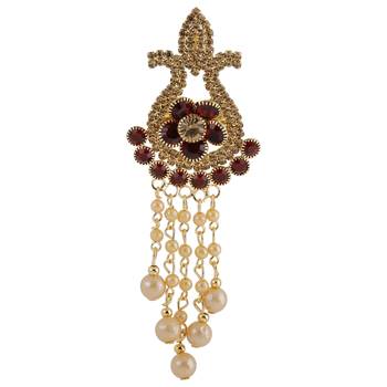 Traditional Gold Plated Antique Wedding Brooch For Unisex Jewellery 2