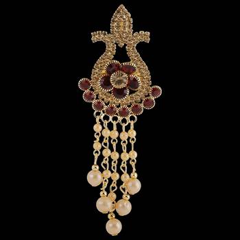 Traditional Gold Plated Antique Wedding Brooch For Unisex Jewellery 3