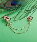 Traditional Gold Plated Exlusive Wedding Brooch For Unisex Jewellery