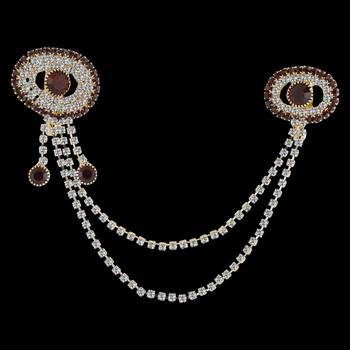 Traditional Gold Plated Exlusive Wedding Brooch For Unisex Jewellery 3