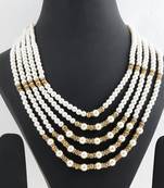 Exclusive Traditional Multi Layer Of Pearl And Stone Studded Designer Groom Mala For Sherwani Men'S Jewellery