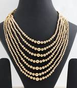 Traditional Gold-Plated Multi Layer Royal Designer Groom Mala For Sherwani Men'S Jewellery