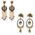 Partywear Traditional Earrings Combo Set Pair Of 2 For Girls And Women Jewellery