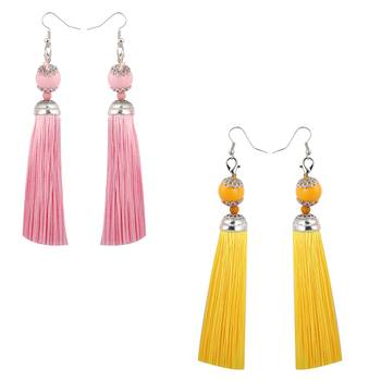 Partywear Earrings Combo Set Pair Of 2 For Girls And Women Jewellery 1