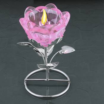 Pink Colour Flower Design Designer Show Piece 2