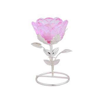 Pink Colour Flower Design Designer Show Piece 3