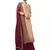 Beige embroidered satin salwar