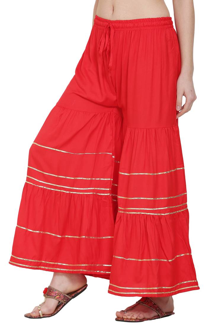 Off-White Frill Gotta Patti Gharara