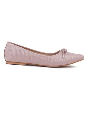 Trends & Trades Women's Pink Flats Pointed Toe Casual Shoes 1