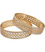 Gold Cubic Zirconia Bangles