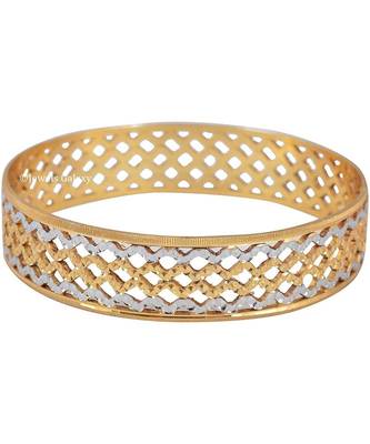 Gold Cubic Zirconia Bangles 2