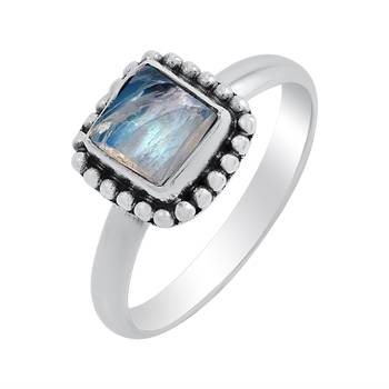 Multicolor Moonstone 925 Sterling Silver Rings 1