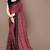 Pink woven lycra saree with blouse