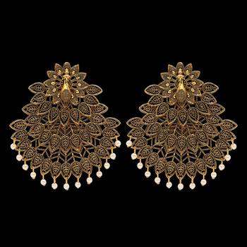 Gold Danglers Drops 2