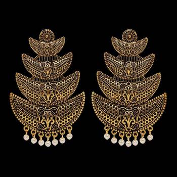 Gold Danglers Drops 2