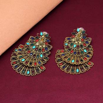 Gold Danglers Drops 3
