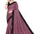 Pink woven lycra saree with blouse