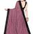 Pink woven lycra saree with blouse
