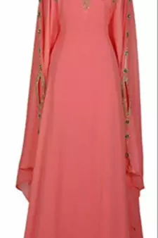 Peach Evening Kaftan for Women