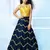 MustardY Yellow Zorba Silk Embroidery Wedding Wear Lehenga Choli For Girls