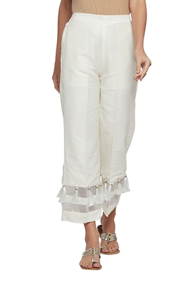 off white palazzo pants