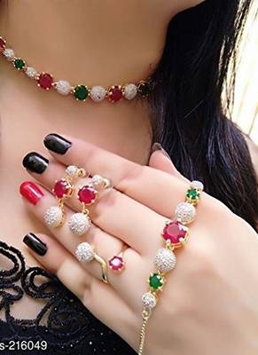 Multicolor stone jewellery Set 1
