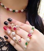 Multicolor stone jewellery Set