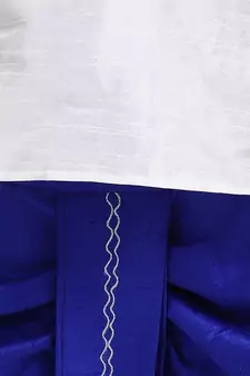 White Plain Cotton Boys Dhoti Kurta